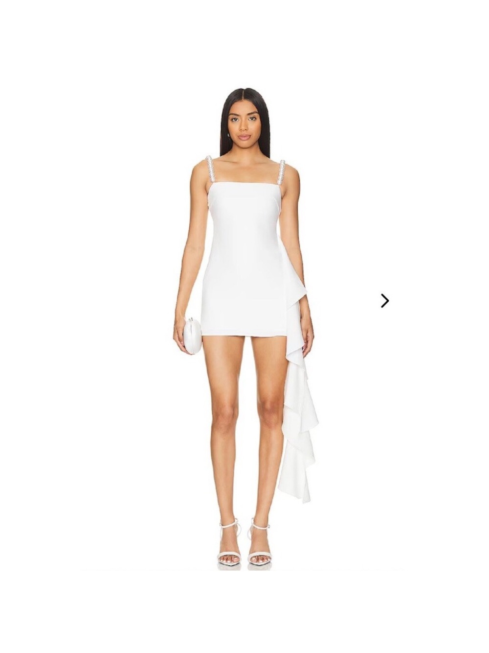 Nieve Mini Dress in White